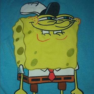 blue spongebob shirt